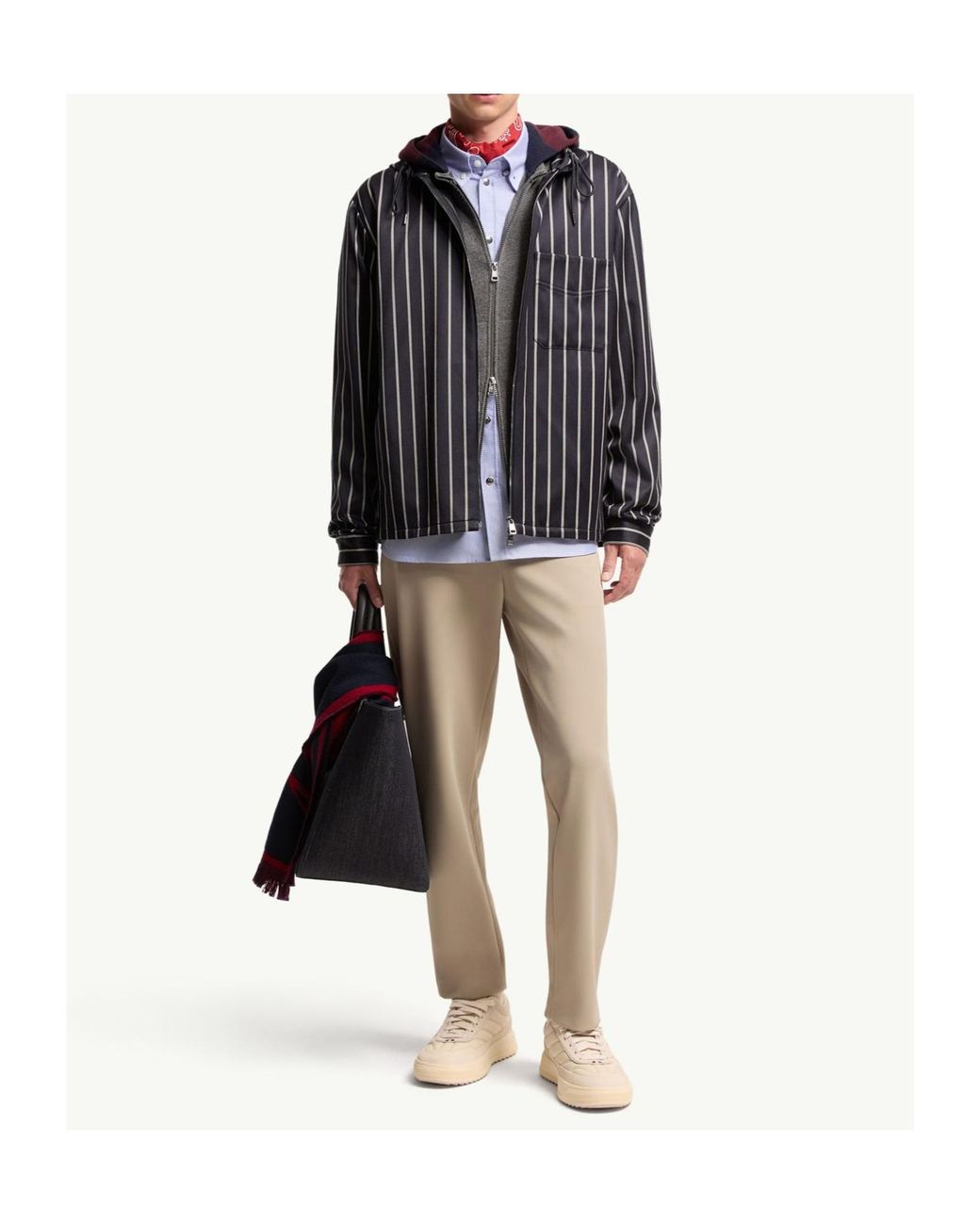 Moncler Natural Logo Jogging Trousers for men