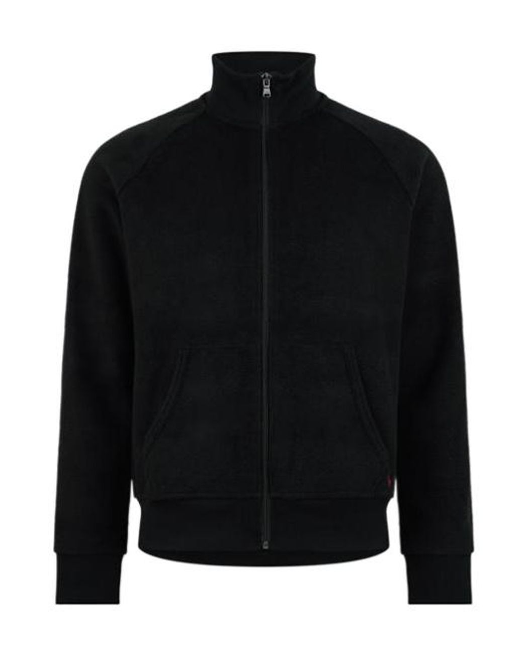 Polo Ralph Lauren Black Full-Zip Fleece Top for men