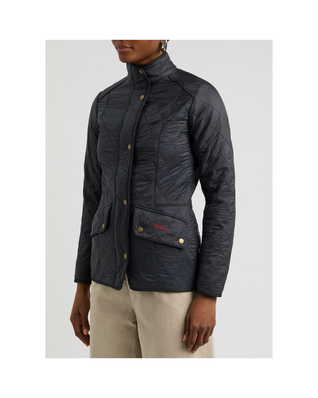 Barbour Blue Slim-Fit Quilted Jacket