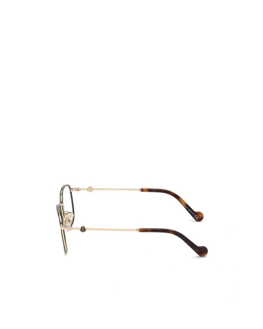 Moncler White Eyewear Square Frame Glasses for men