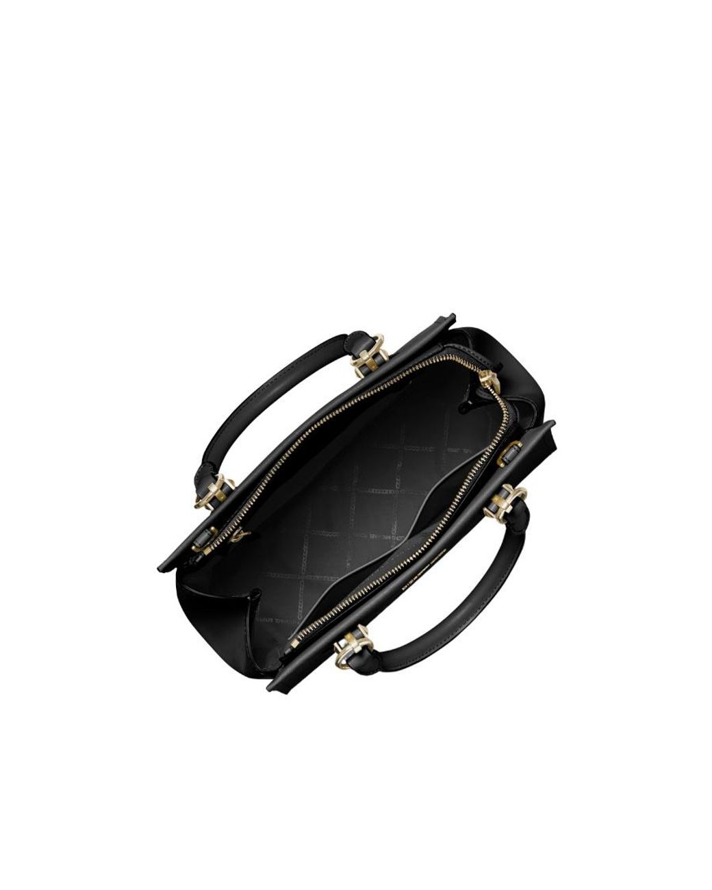 Michael Kors Black Michael Marilyn Logo Plaque Medium Tote Bag