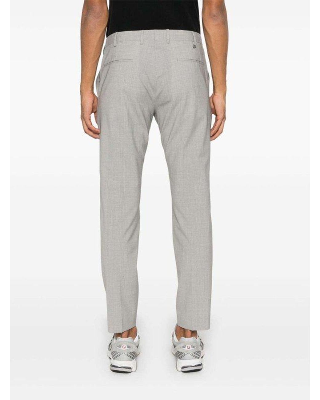 Pt Pantaloni Gray Pt Torino Dieci Tailored Pants for men