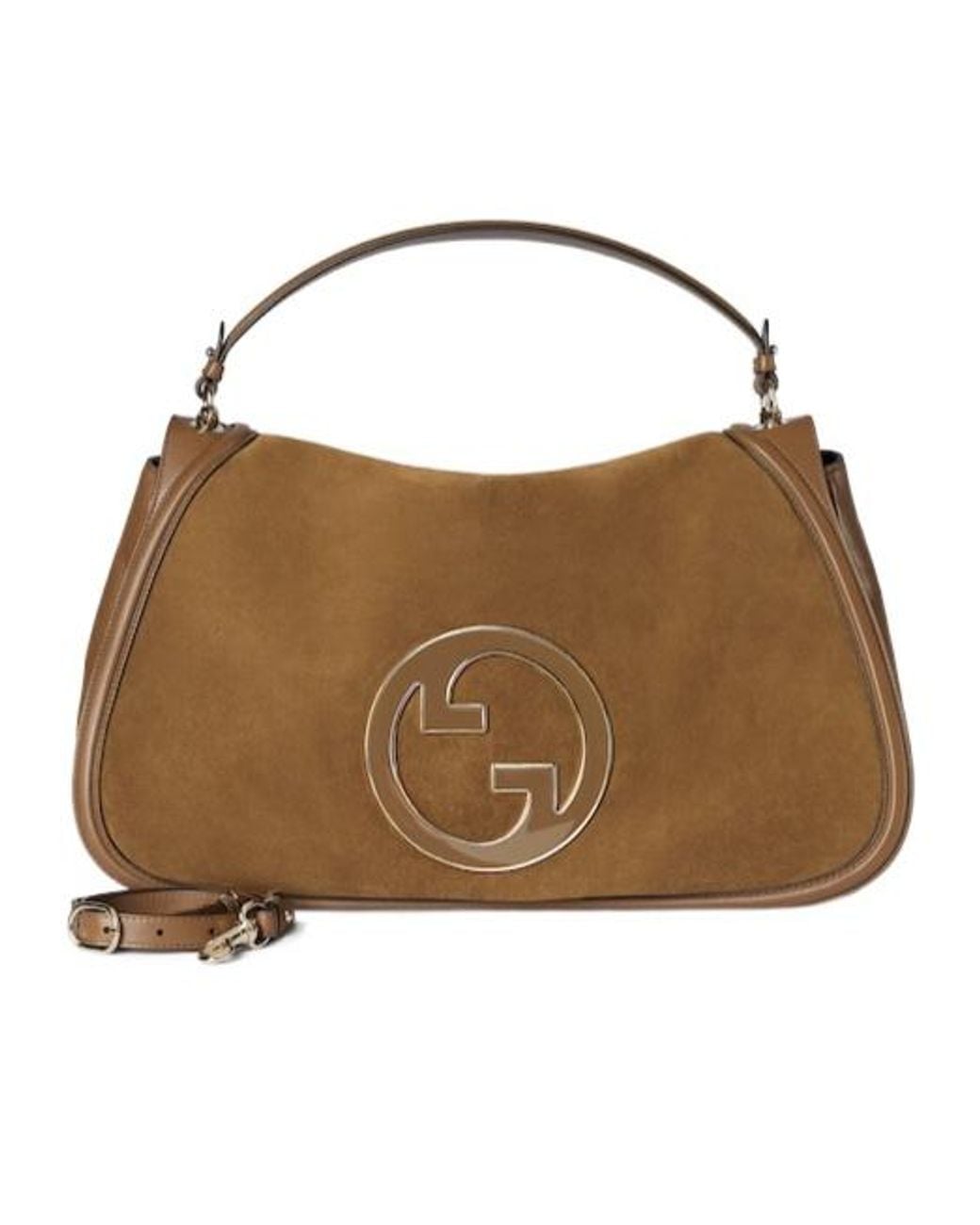 Gucci Brown Blondie Maxi Top Handle Bag
