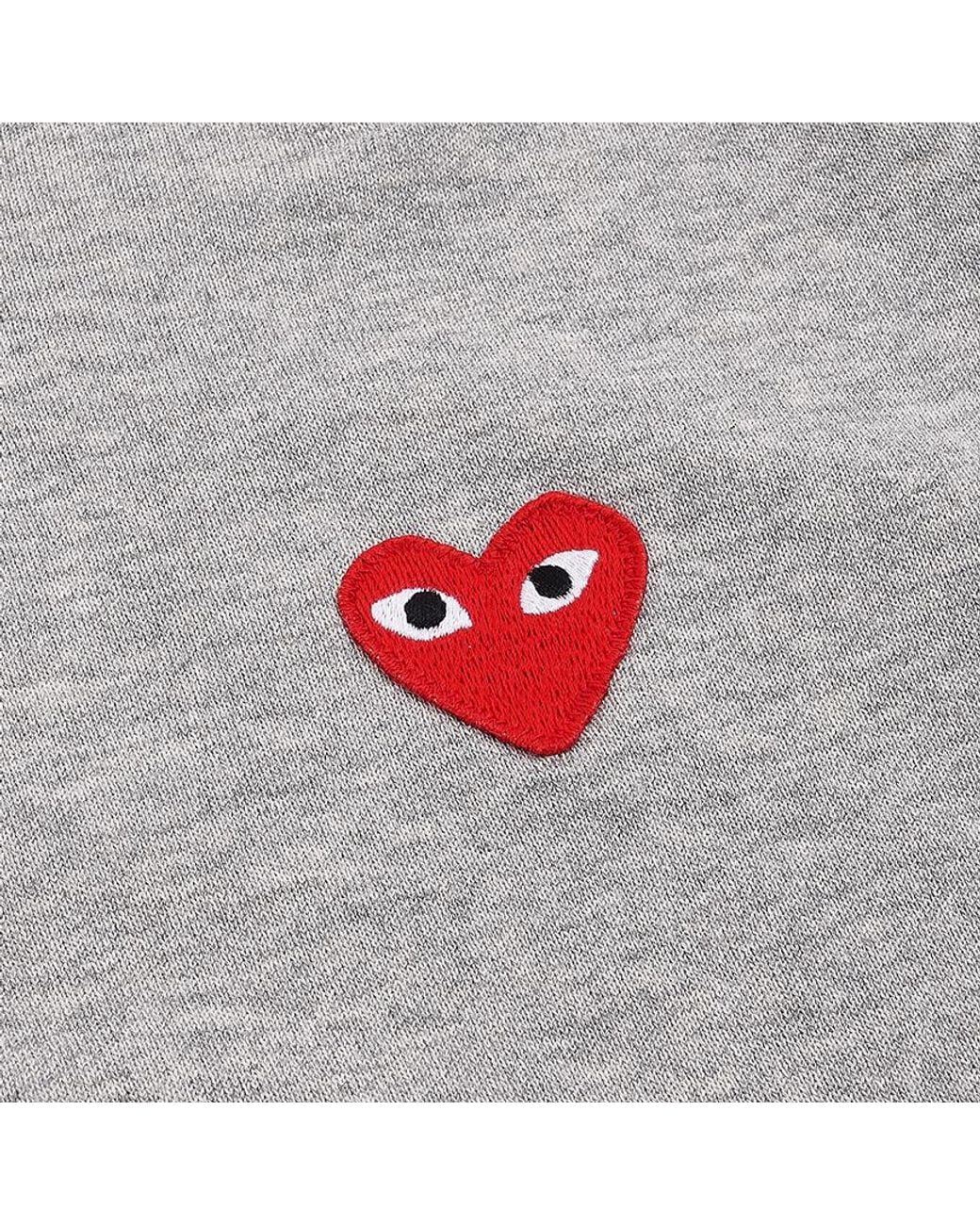 COMME DES GARÇONS PLAY Gray Long-Sleeve Sweatshirt for men