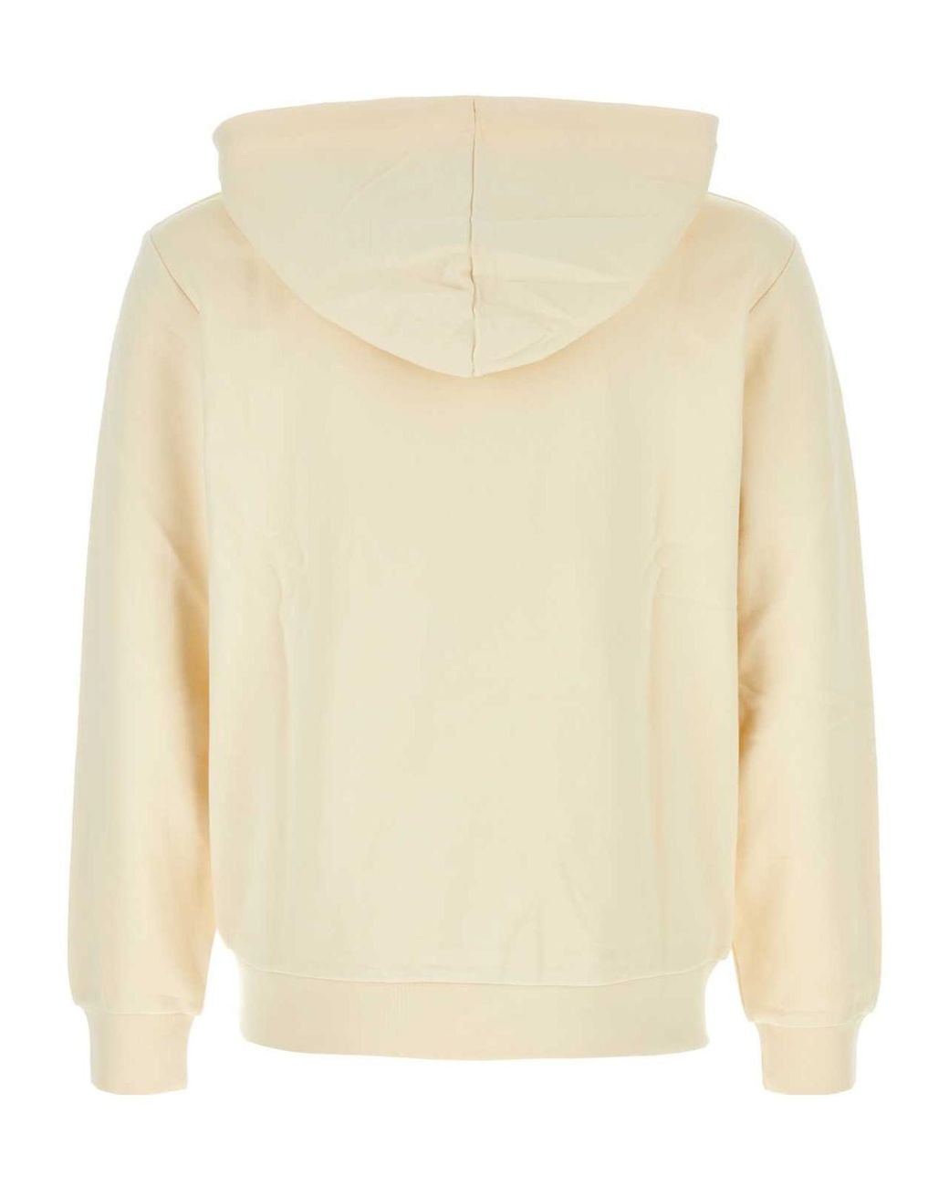 A.P.C. Metallic Logo Printed Drawstring Hoodie for men