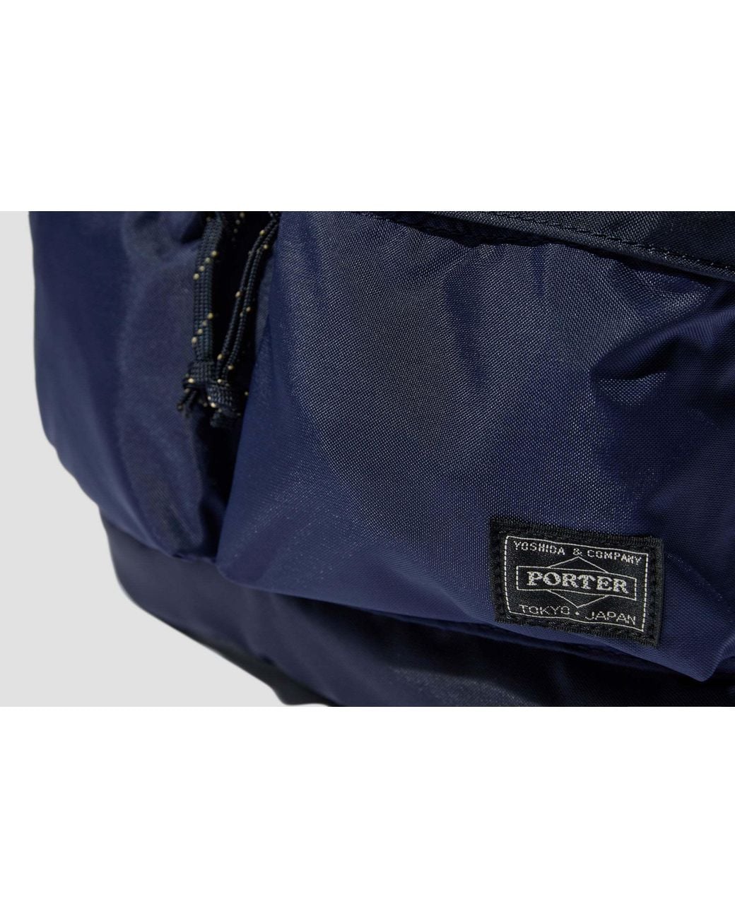Porter-Yoshida and Co Blue Force Nylon Shoulder Bag for men