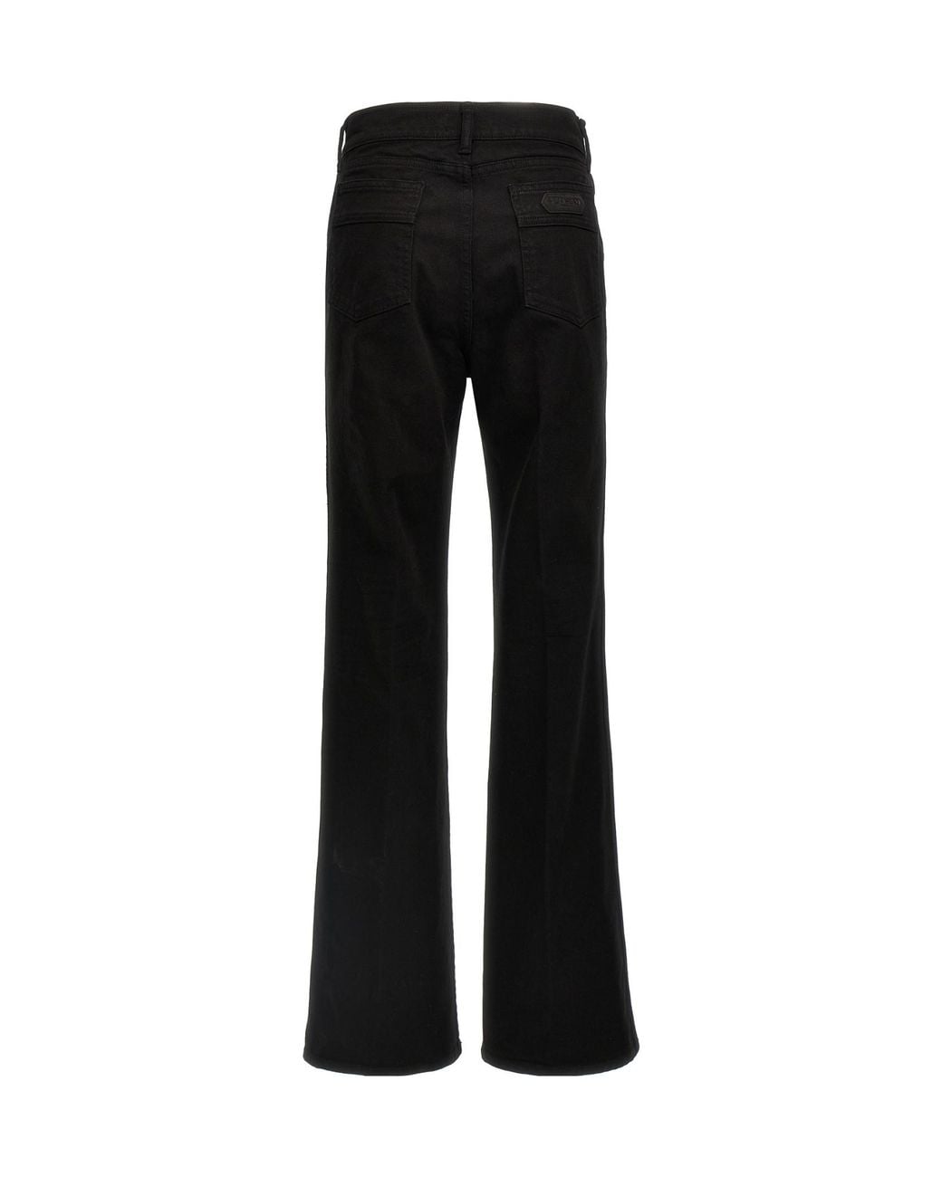 Tom Ford Black Logo-Patch Flared Jeans
