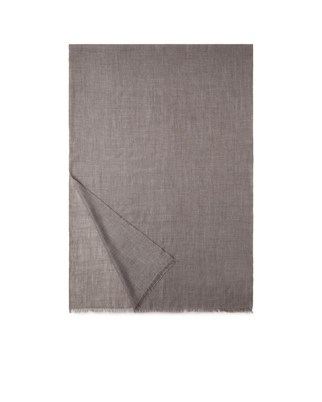Loro Piana Gray Royal Garza Scarf for men