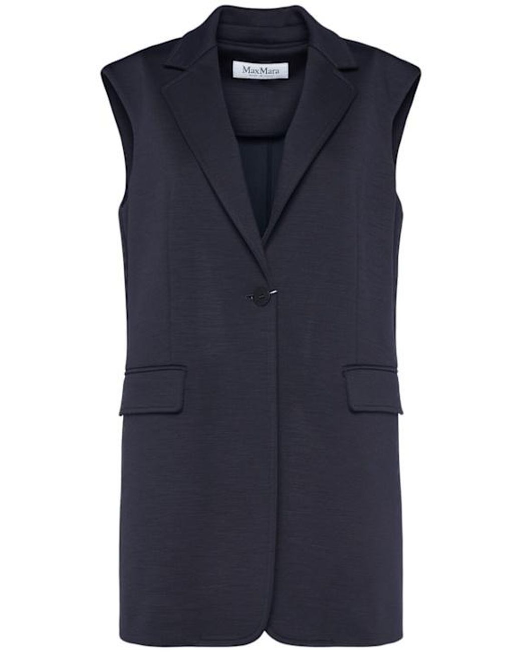 【関税＆送料込み】Max Mara Reno Single-Breasted Vest Max Mara - Reno single-breasted vest brown - The Corner