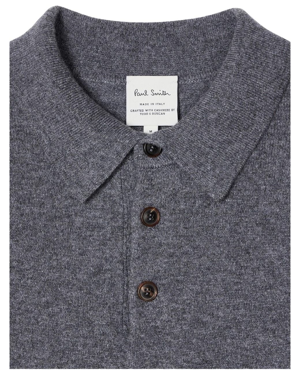 Paul Smith Blue Long-Sleeve Polo Shirt for men