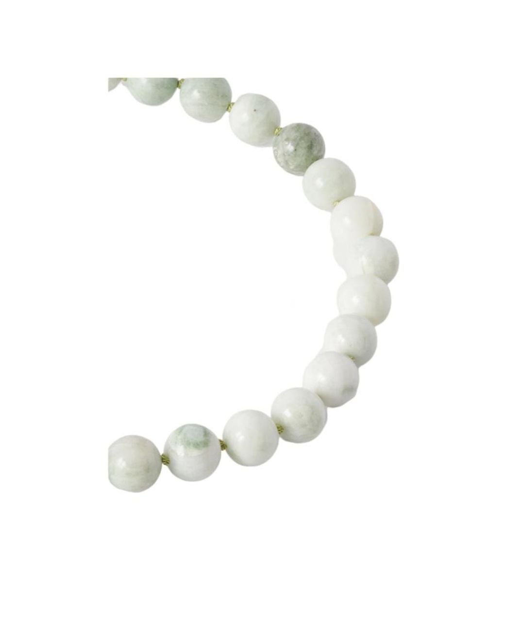 Jennifer Behr Metallic Plated Jade Necklace