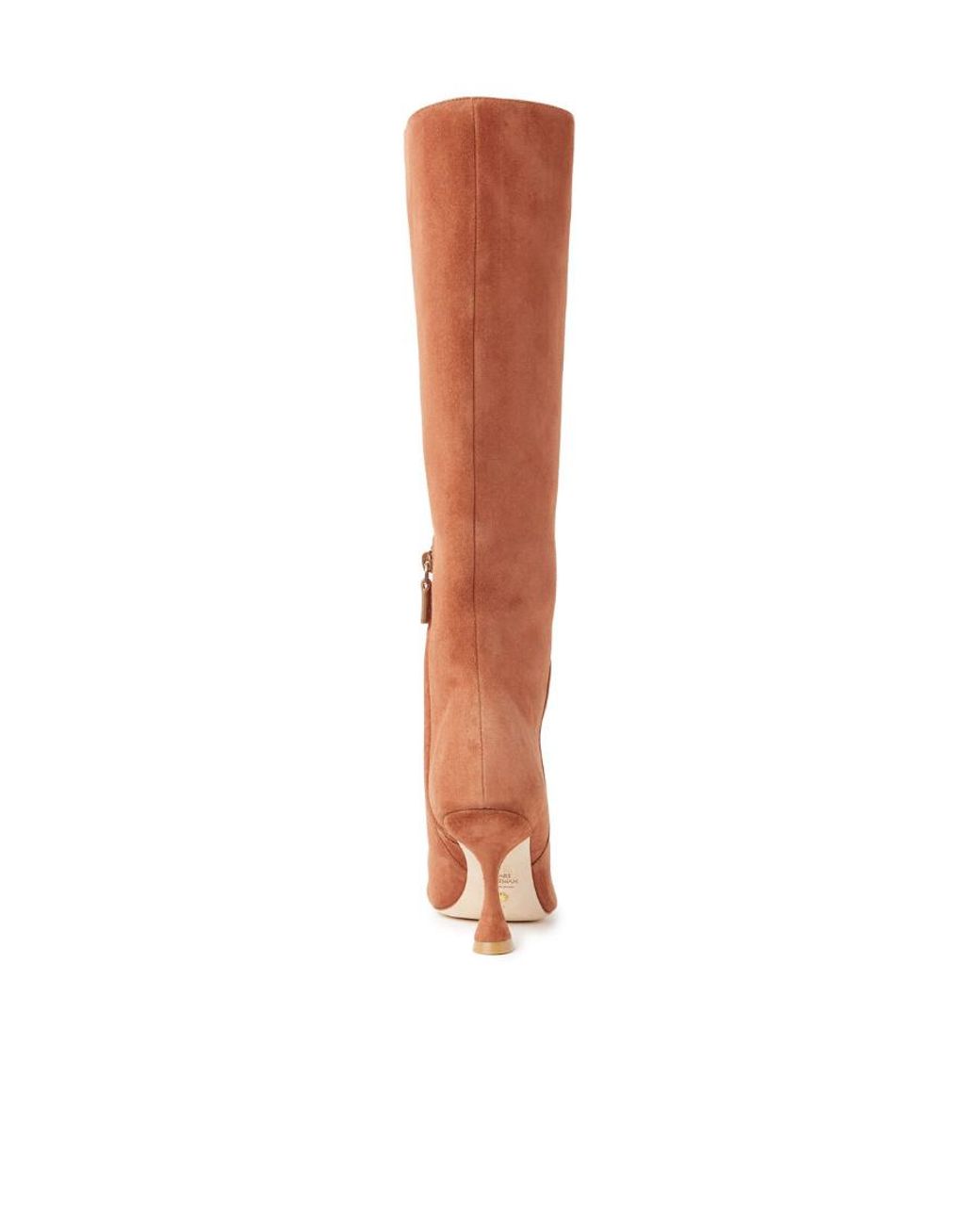 Stuart Weitzman White Pointed-Toe High-Heel Boots
