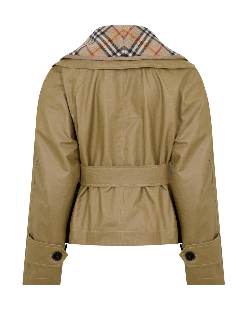 Burberry Green Khaki Short Jacket