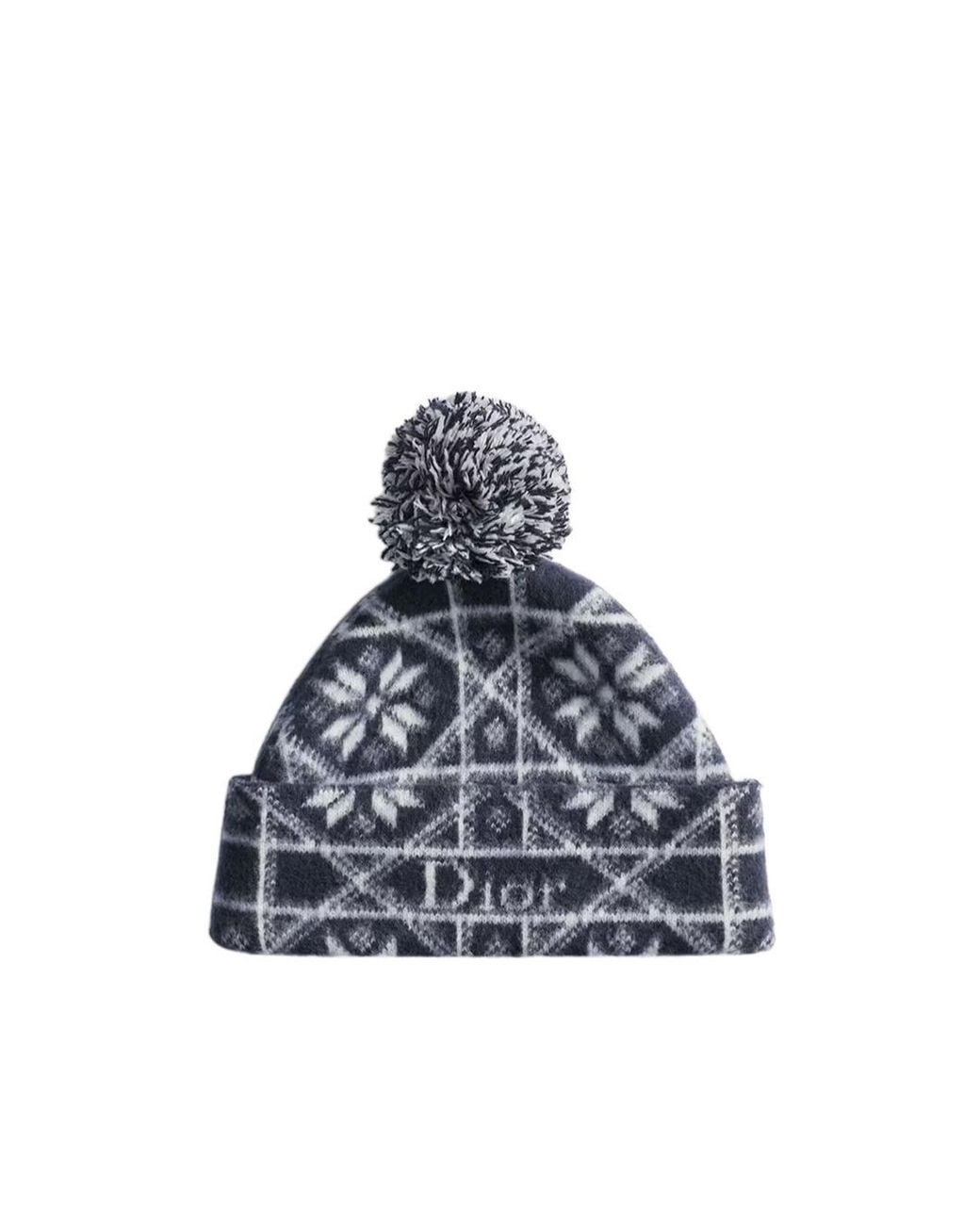 Dior Blue Alps Knit Hat for men