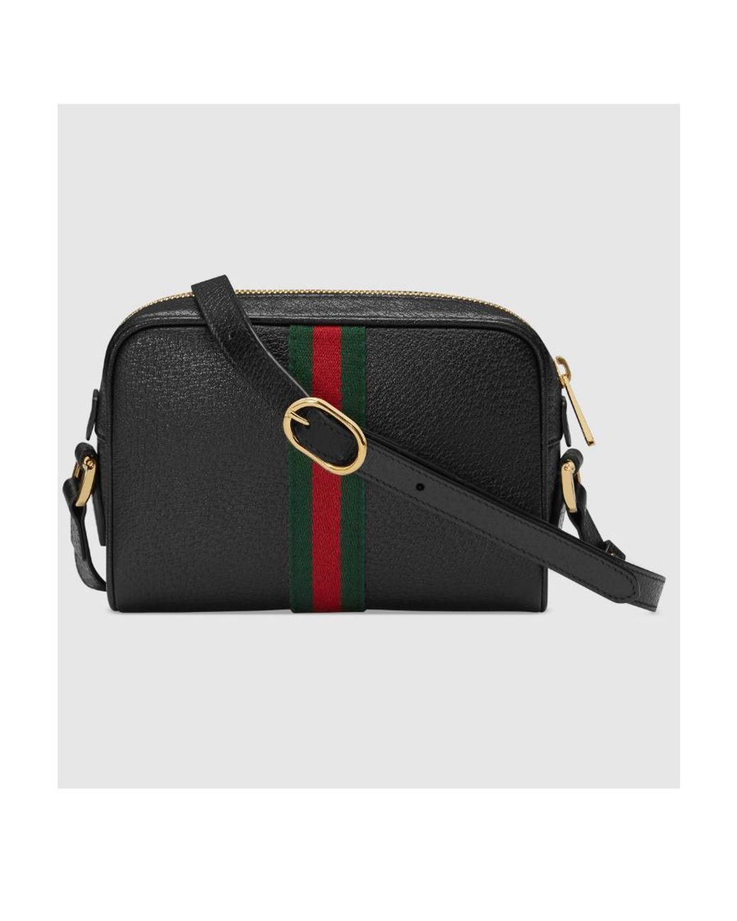 Gucci Black Mini Ophidia Gg Shoulder Bag