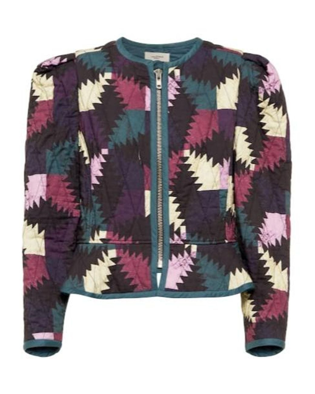 Isabel Marant Blue Hafileal Printed Cotton Jacket