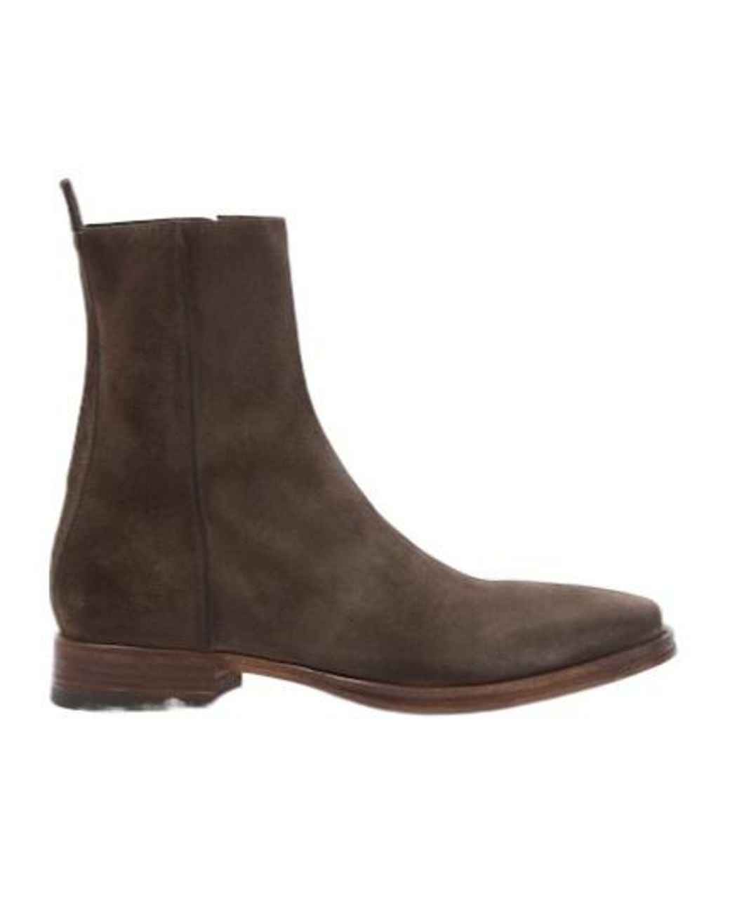 Acne Brown Suede Ankle Boots for men