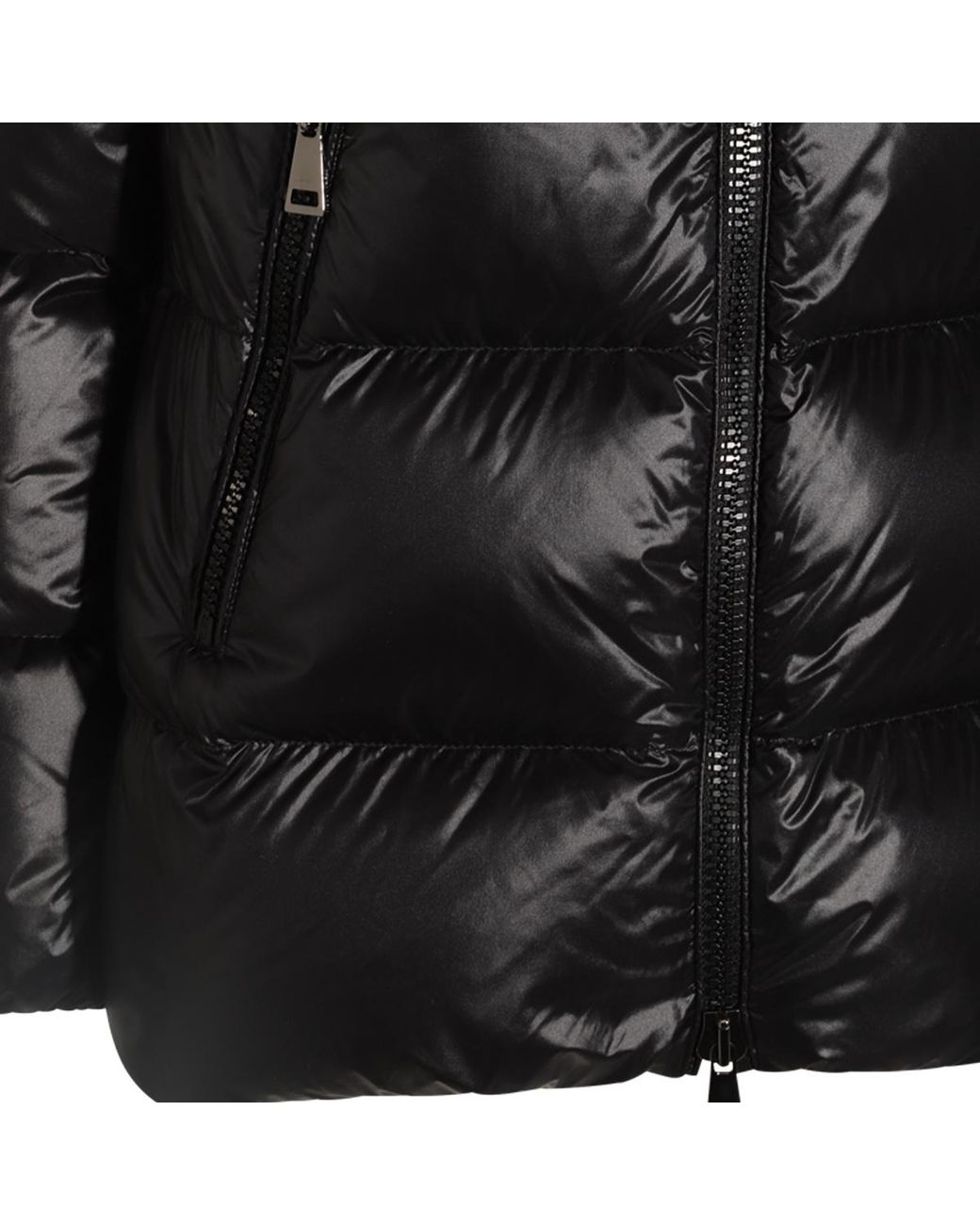 Moncler Black Hooded Padded Down Jacket