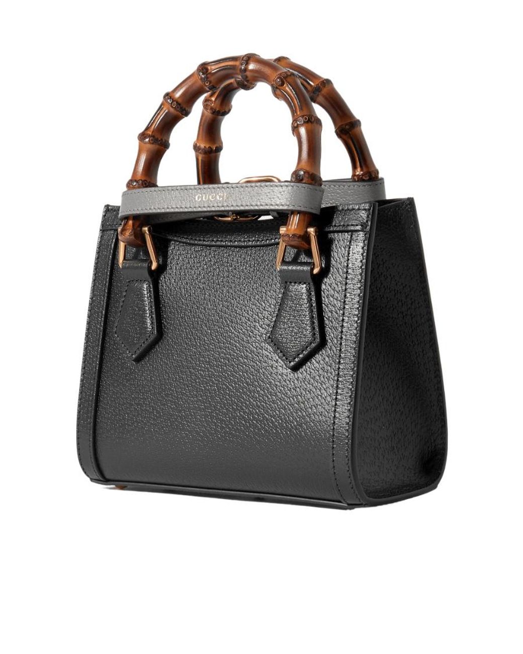 Gucci Black Mini Diana Top Handle Bag