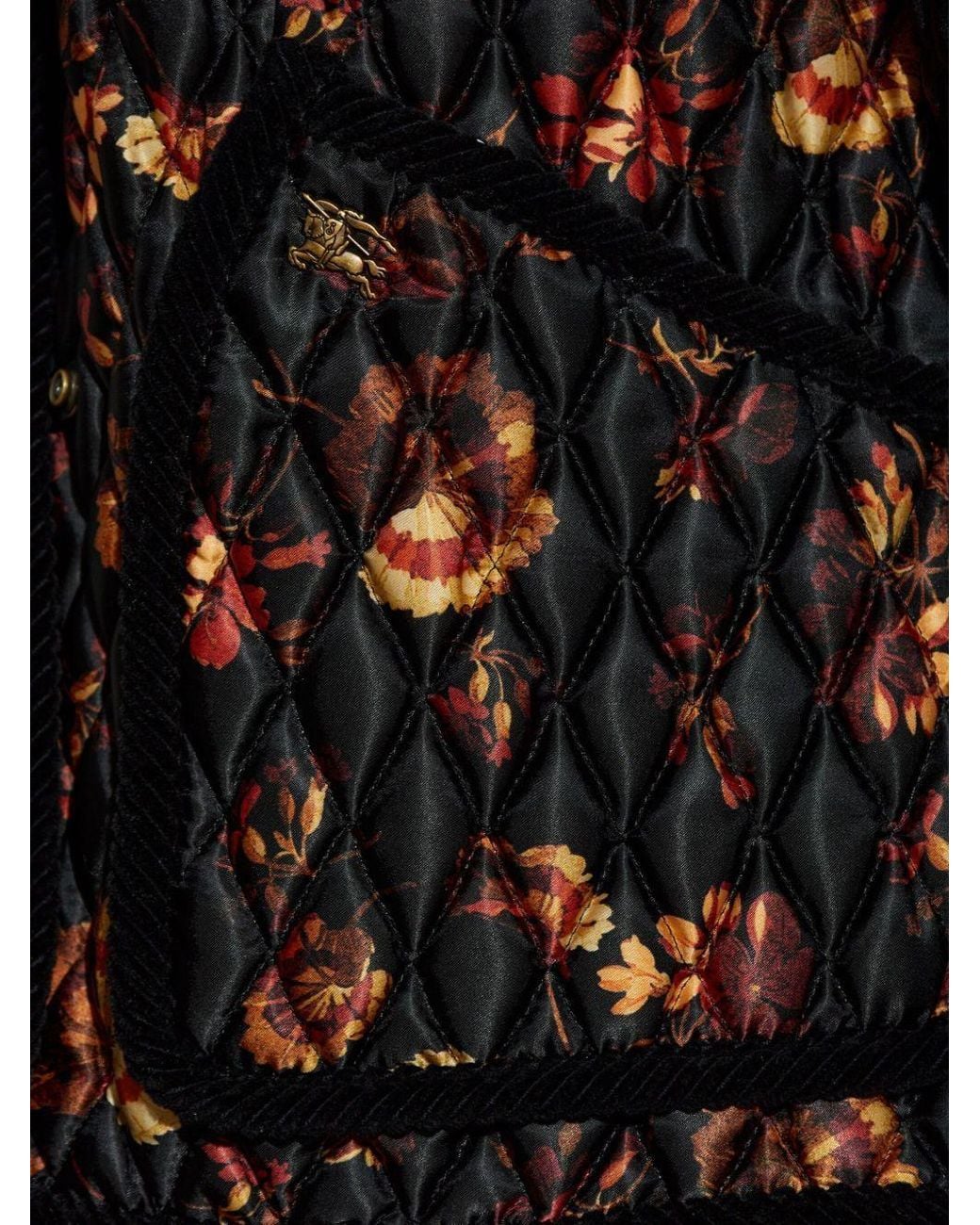Burberry Black Quilted Jacket "Floriston"
