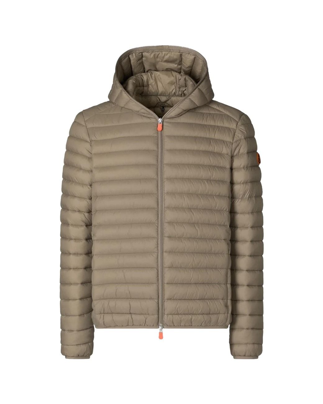 Save The Duck Brown Donald Padded Hooded Jacket for men