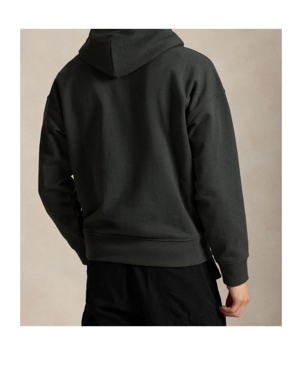 Polo Ralph Lauren Black Hooded Sweatshirt for men