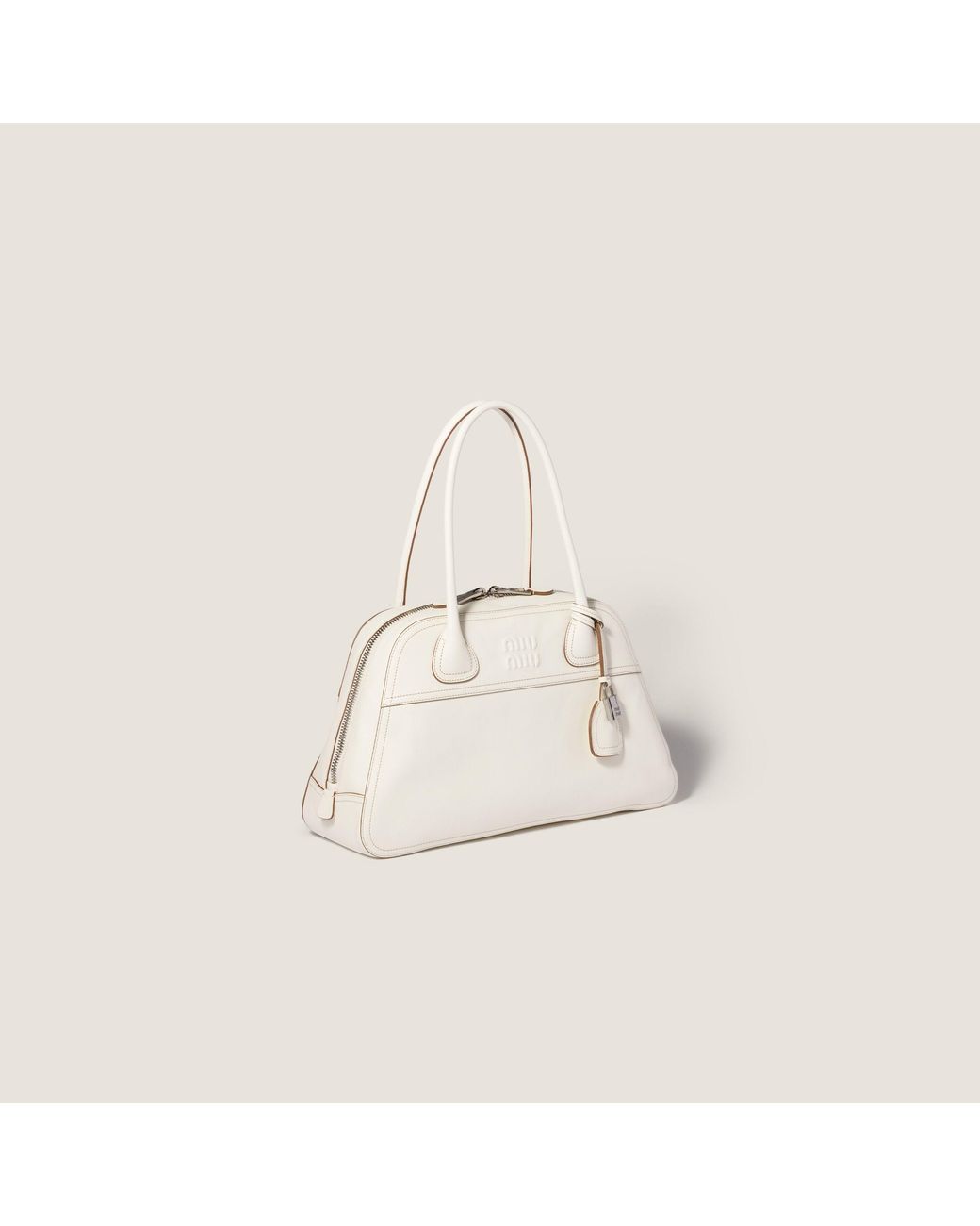 Miu Miu Natural Vivant Leather Bag