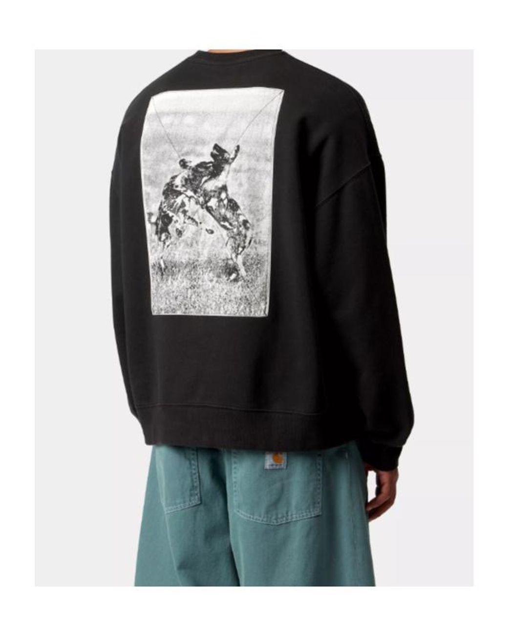 Carhartt Black No Play Graphic-Print Sweatshirt for men