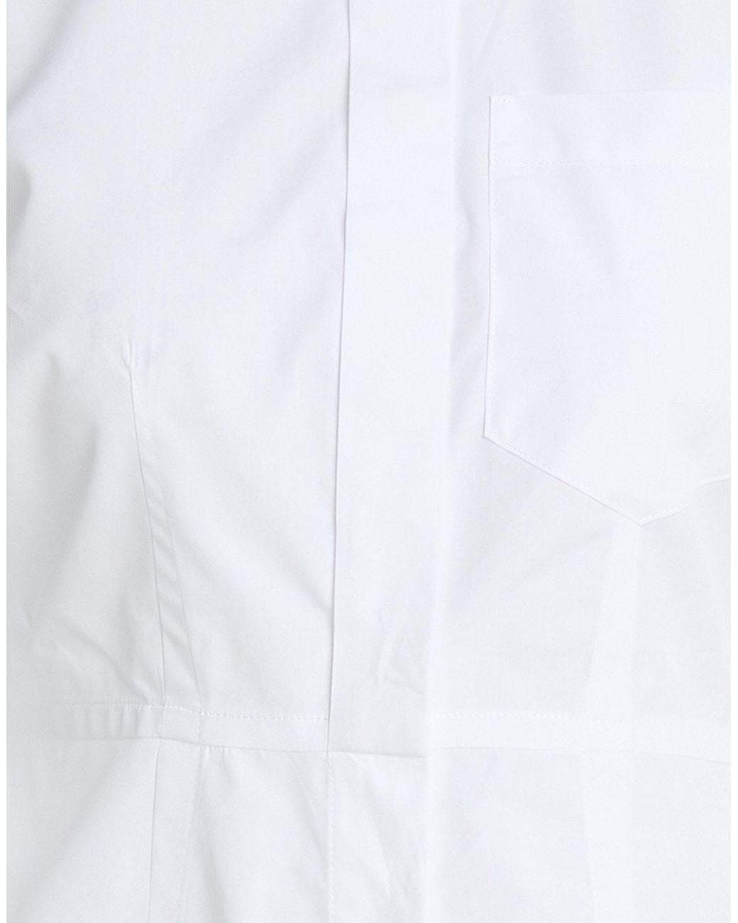 Sportmax White Solid Colour Shirts Blouses