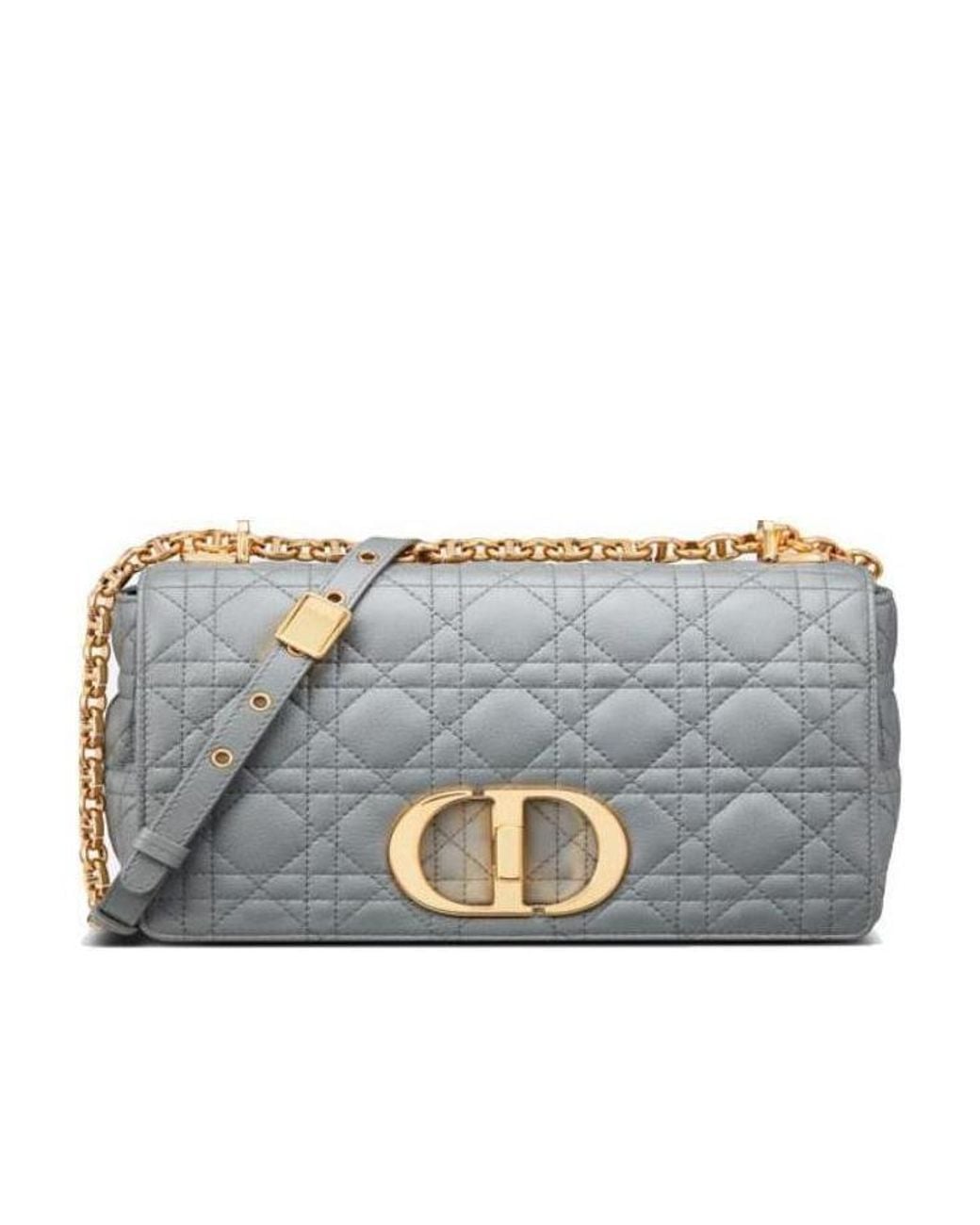 Dior Gray Medium Caro Bag