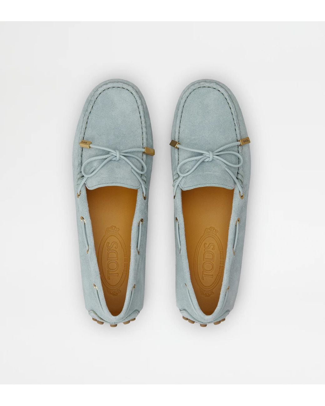 Tod's Gray Gommino Loafers