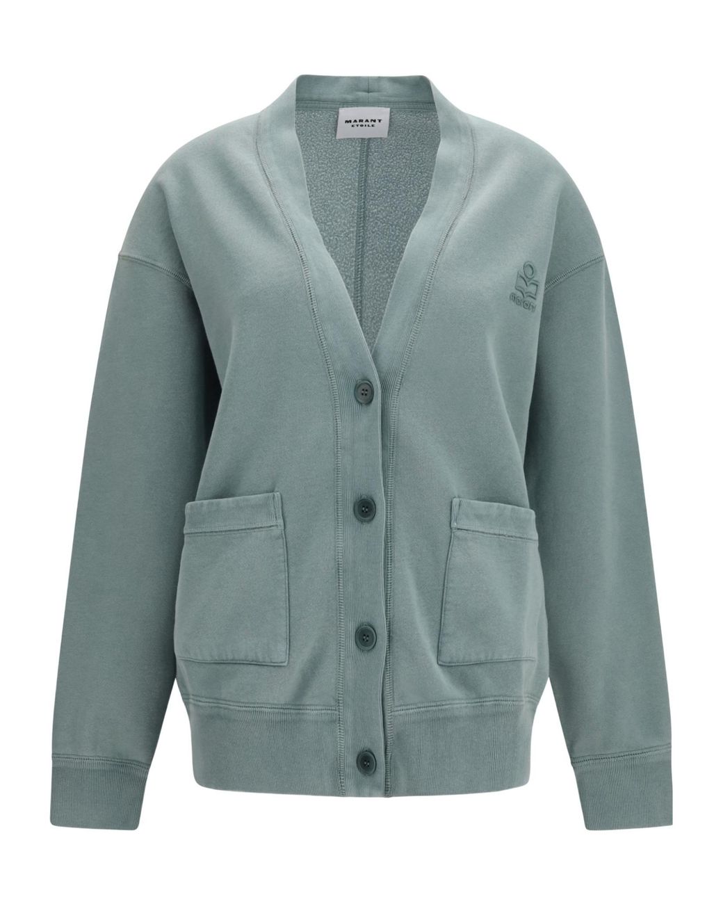 Isabel Marant Blue Isabel Marant Étoile V-Neck Button-Up Cardigan