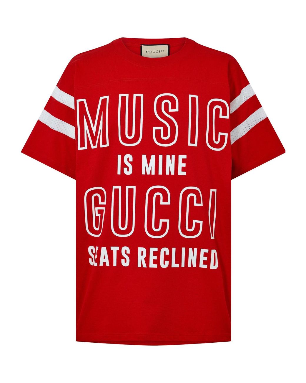 Gucci Red Solid Color Regular Fit T-Shirt for men