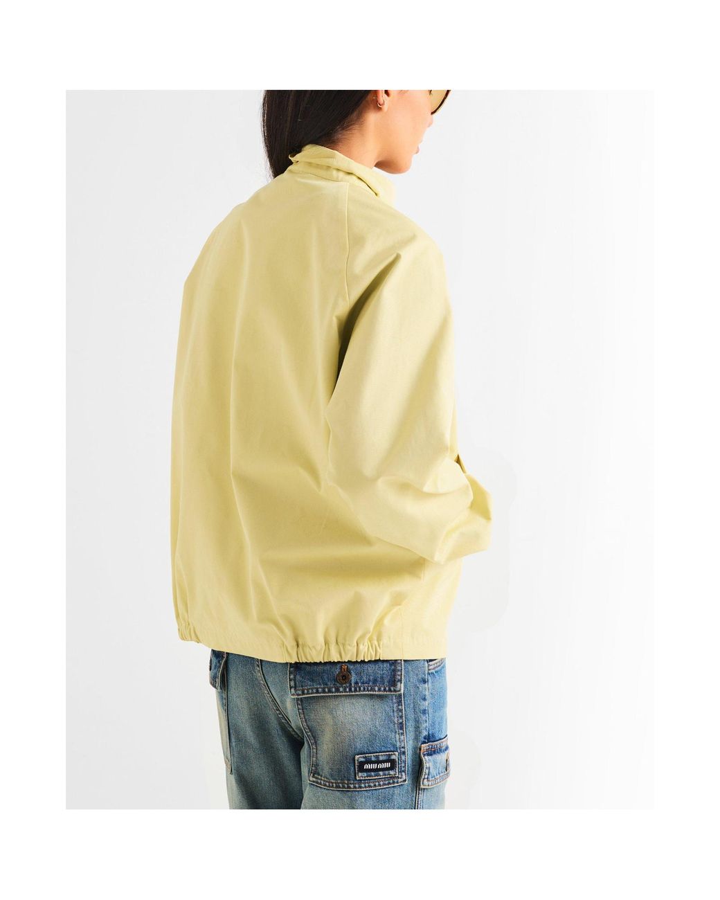 Miu Miu Yellow Casual Versatile Jacket