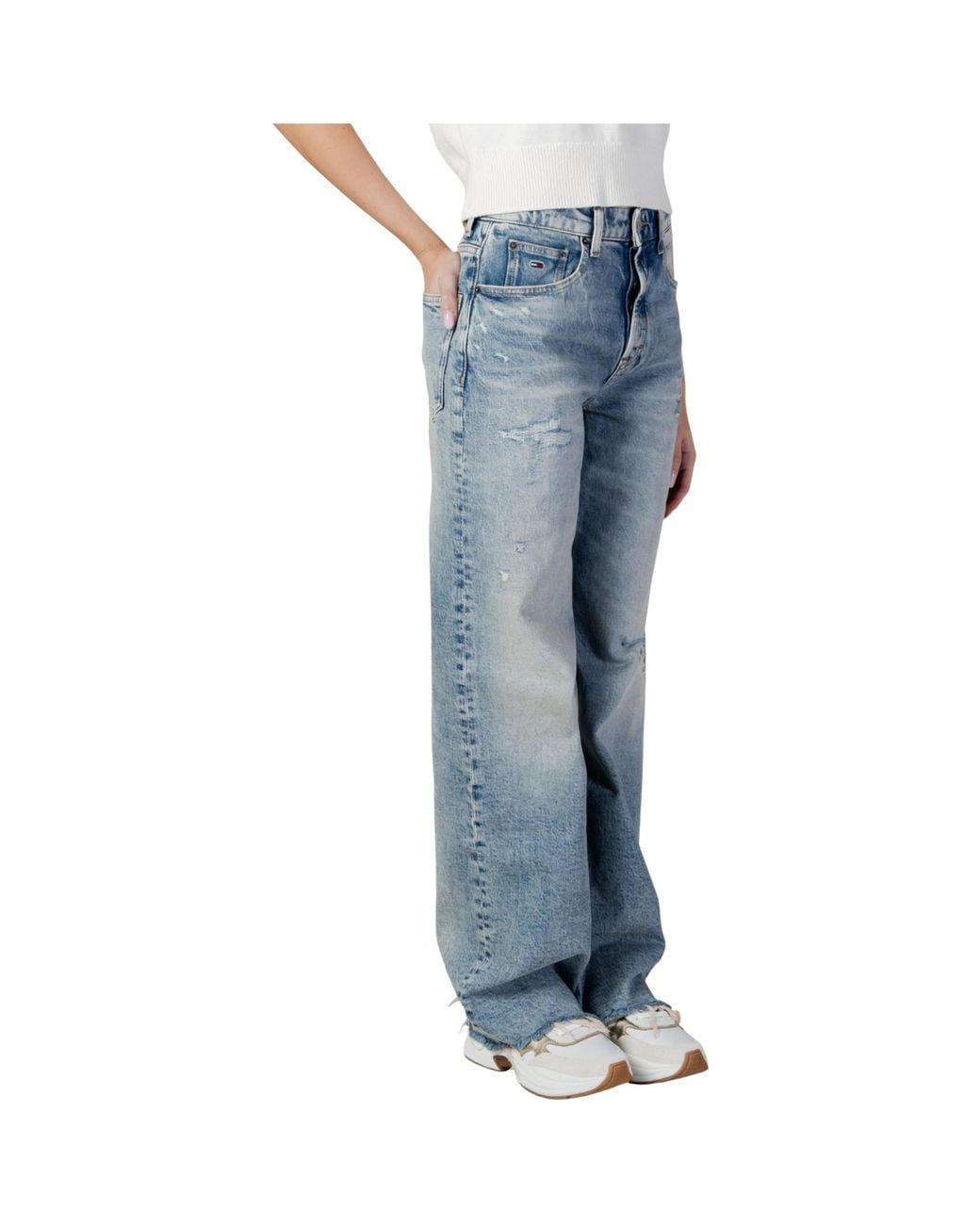 Tommy Hilfiger Blue Jeans With Belt Loops