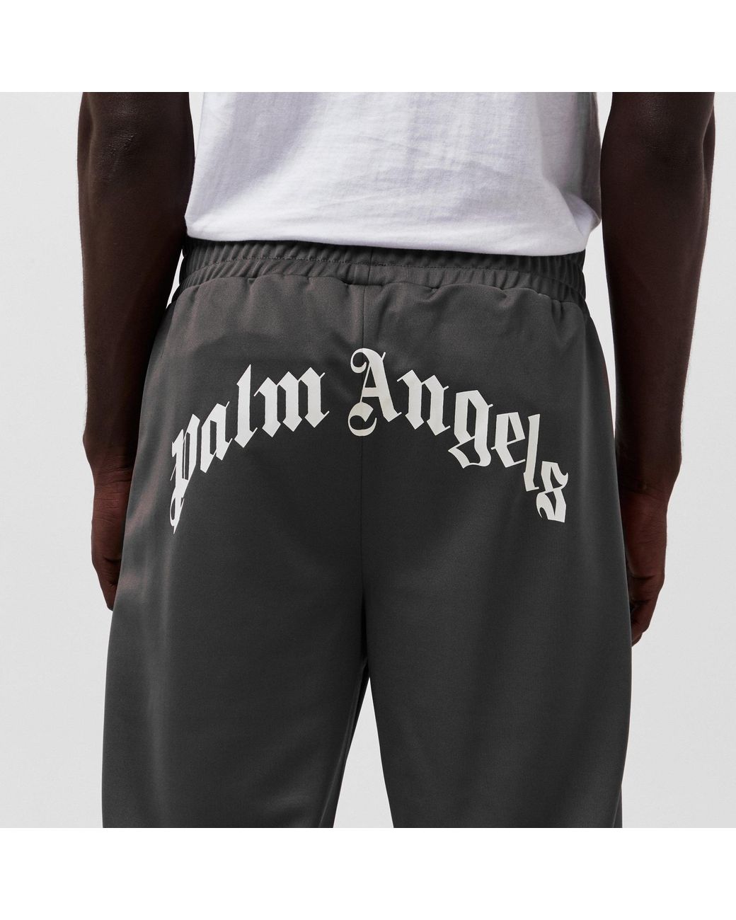 Palm Angels Gray Straight-Leg Track Pants for men