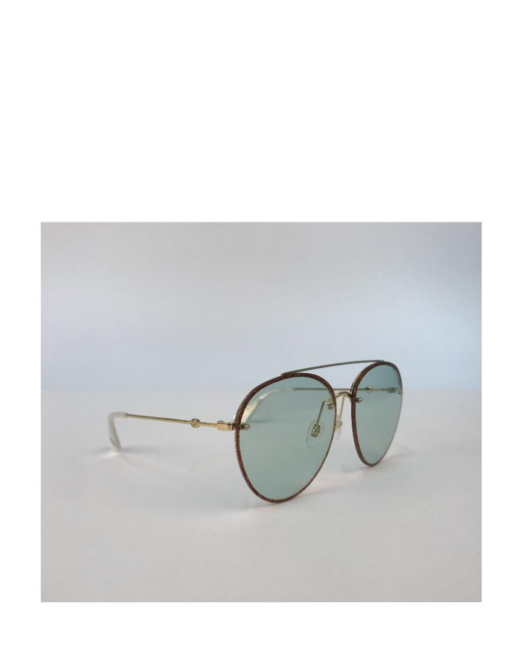 Gucci Metallic Pilot's Classic Sunglasses