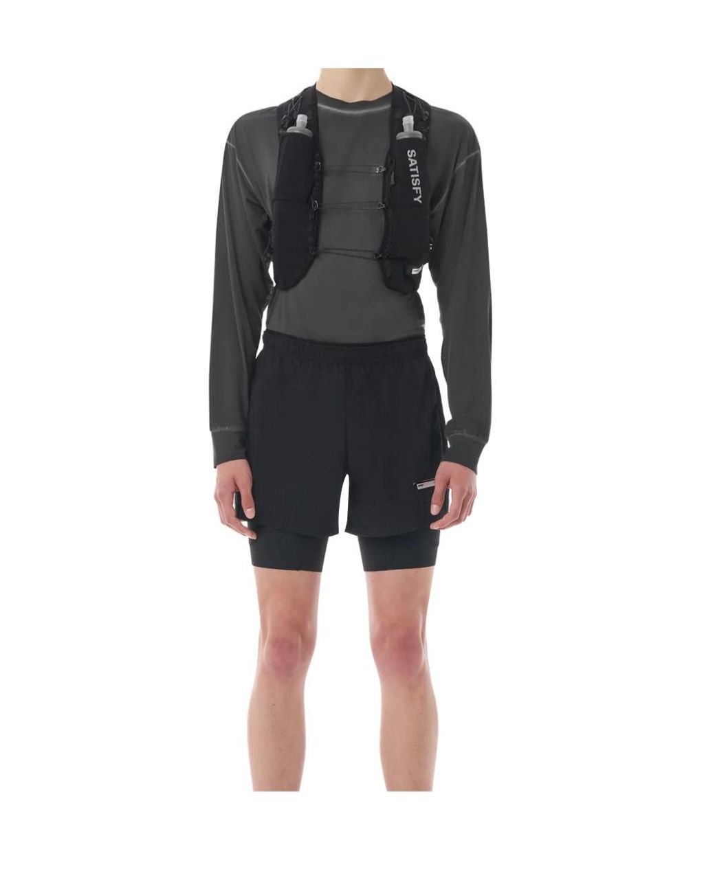 Satisfy Black Justice Cordura Hydration Vest for men