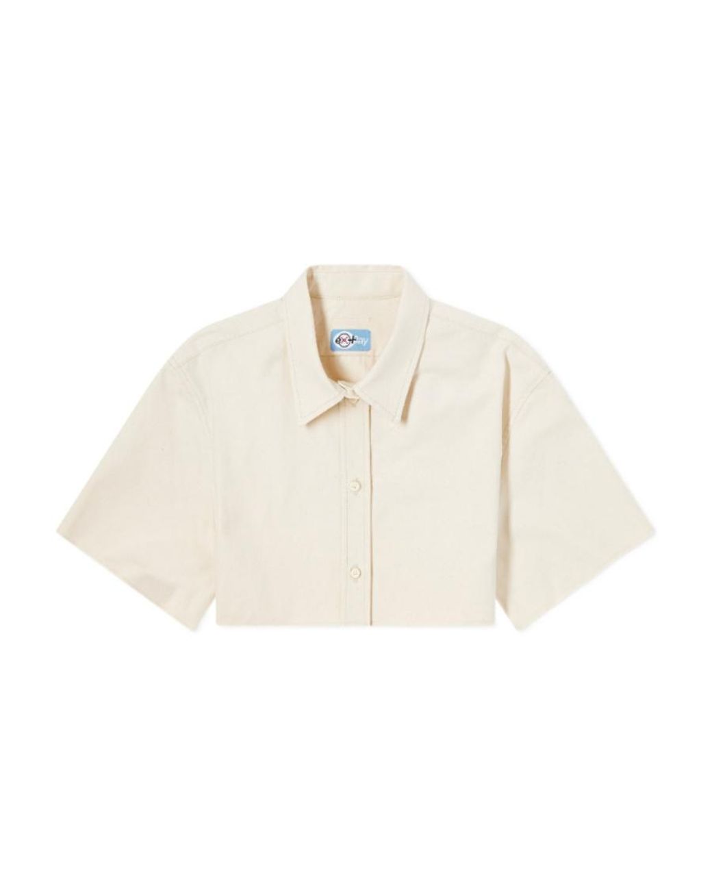 Heron Preston White Short Style Shirt