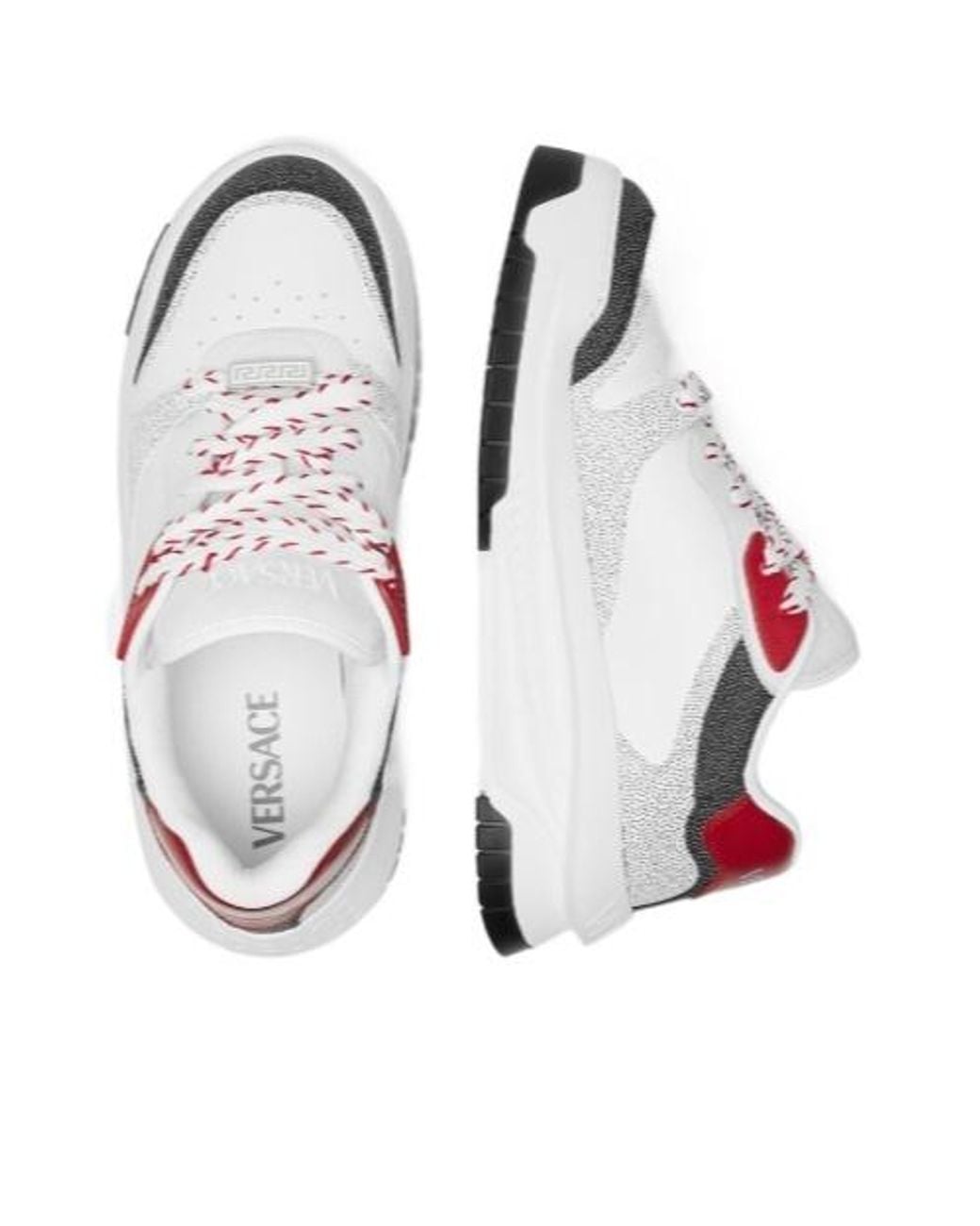 Versace White Odyssey Sneakers for men