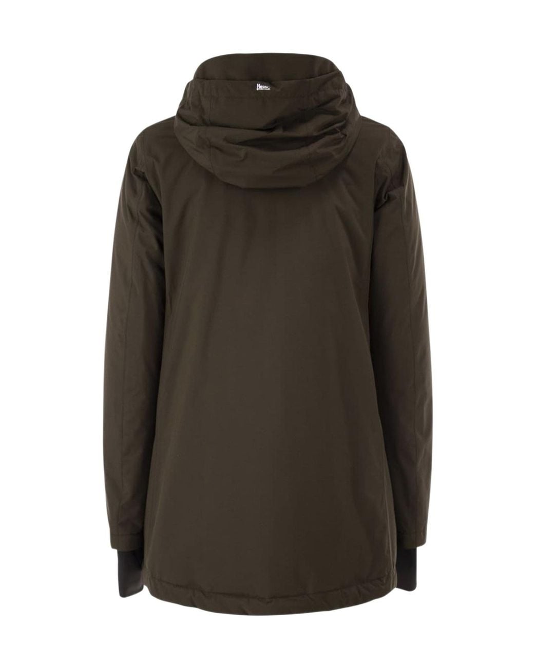 Herno Green Long-Sleeved Down Jacket