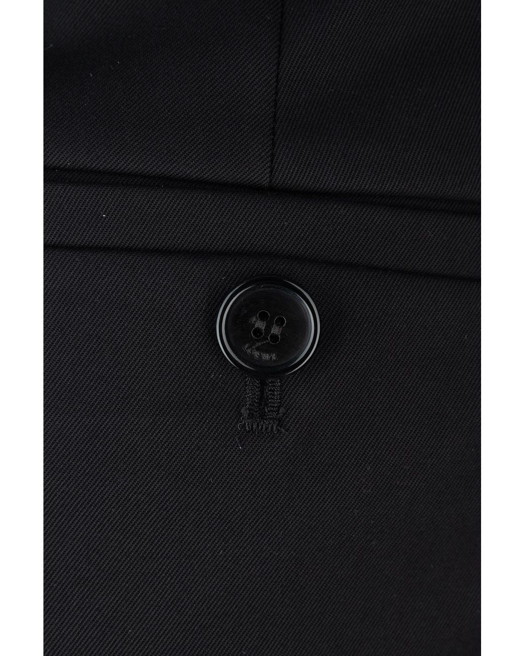 Loewe Black Asymmetric High-Waisted Wrap Skirt