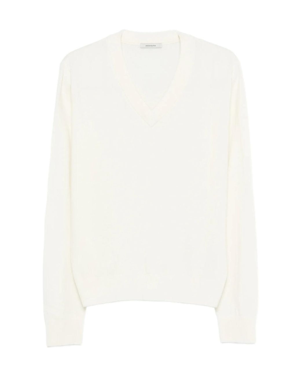Entire studios White V-Neck Sweater for men