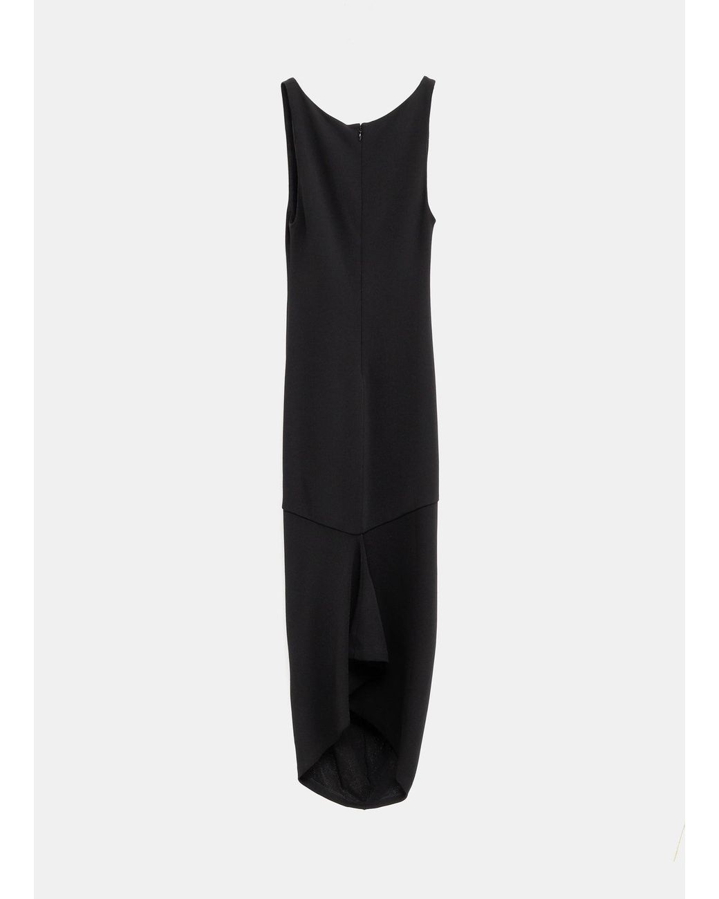 Jacquemus Black The Regata Draped Midi Dress