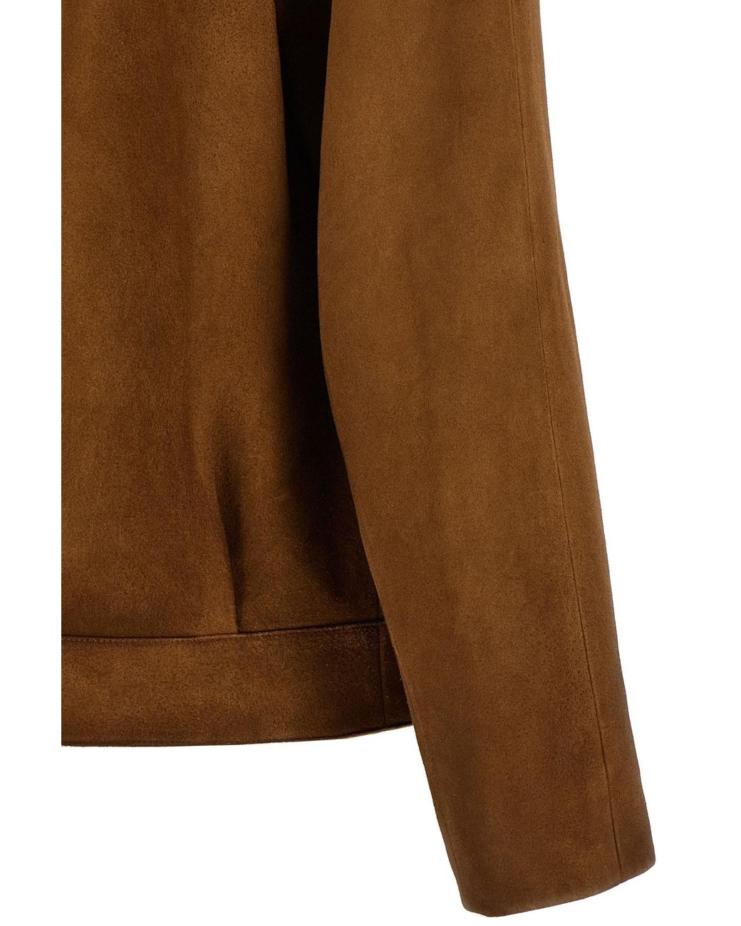 Prada Brown Leather Jacket for men