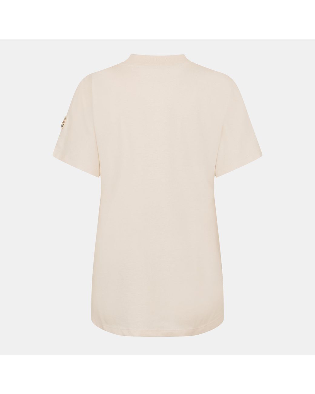 Moncler White Crew Neck Short Sleeve
