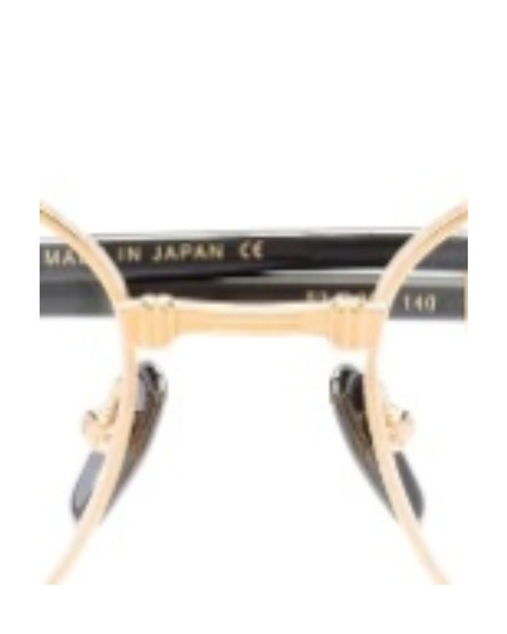 Balmain White Bpx110A52 Round-Frame Glasses