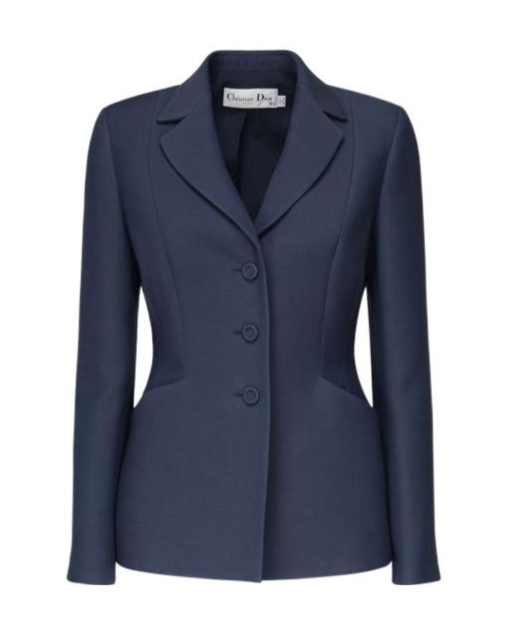 Dior Blue Christian Single-Breasted Long-Sleeved Jacket