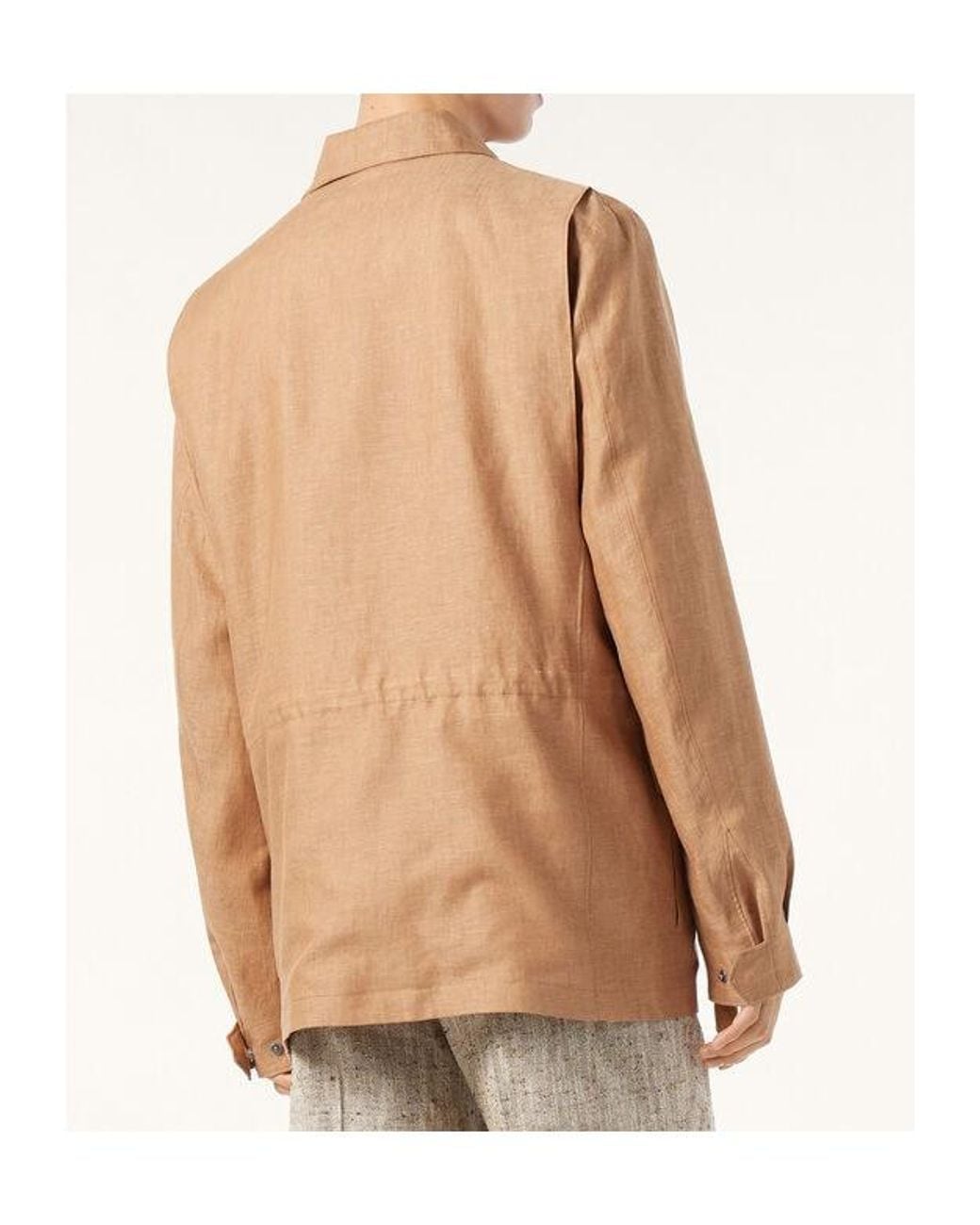 Loro Piana Brown Traveller Field Jacket for men