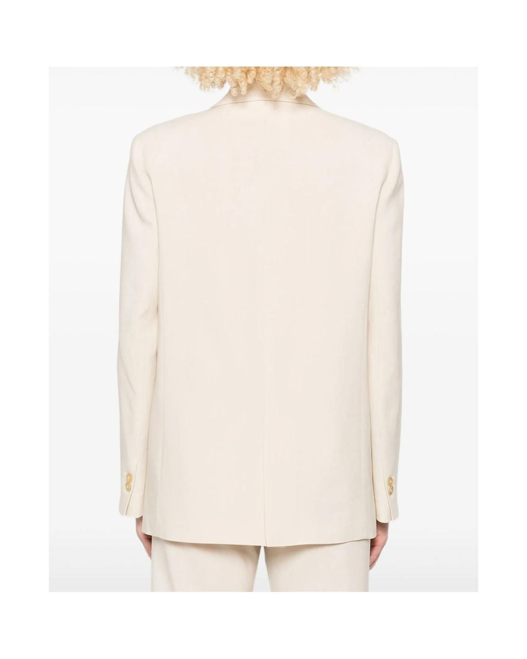 Forte_forte Natural Double-Breasted Blazer